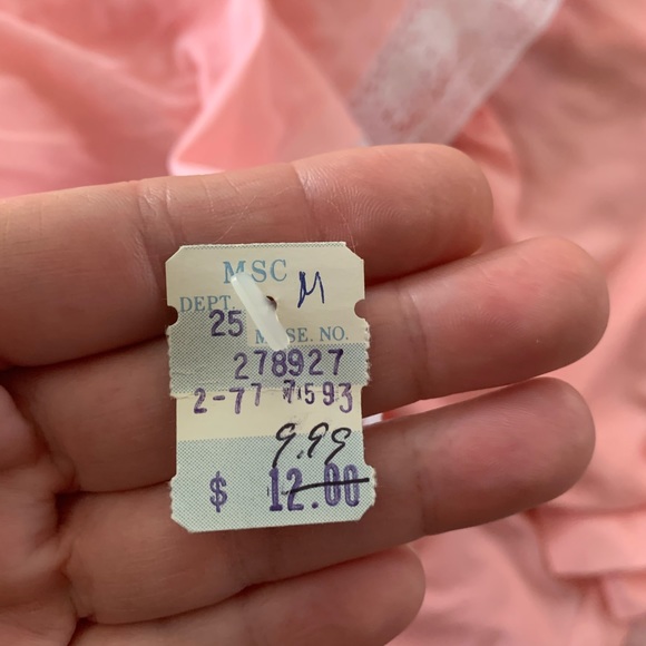 Vintage Pink Sheer pink dress/gown - Picture 4 of 5